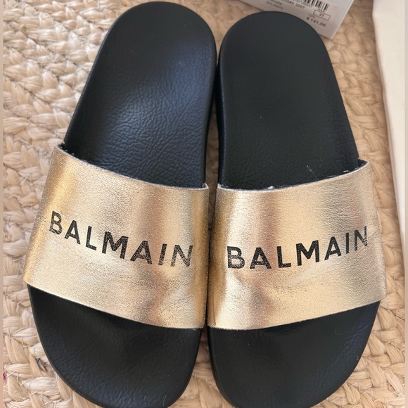 Women’s Balmain slides size 37 size 6 - Picture 3 of 4